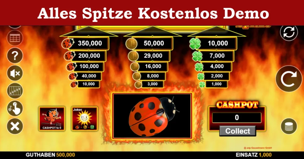 alles spitze kostenlos demo