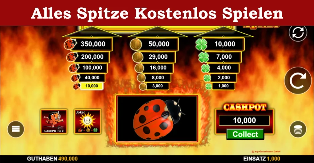 alles spitze kostenlos spielen